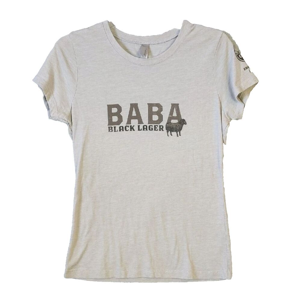 Uinta Brewing Co Baba Black Lager Gray Tee Womens L